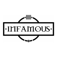 Infamous Motorworks & Apparel logo - Similar company to Table & Kin