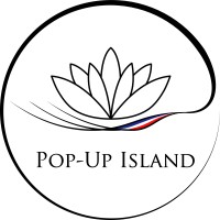 Pop Up Island logo - Similar company to Studios Ravaillacc