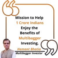 Hemant Bhatia Multibagger Investing