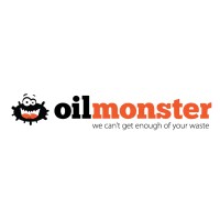 Oil Monster logo - Similar company to Slicker Recycling