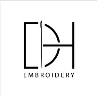DH Embroidery logo - Similar company to Koncept Design Studio