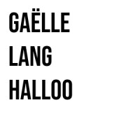 Gaëlle Lang Halloo logo - Similar company to Plaid-À-Porter