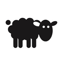 The Black Sheep (NGO) logo - Similar company to Black Turtle Dive