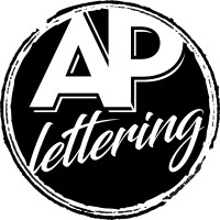 AP Lettering logo - Similar company to Marcel&Co