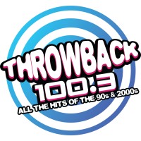 Throwback 100.3 logo - Similar company to 101.9Fm The Mix - Wtmx Chicago