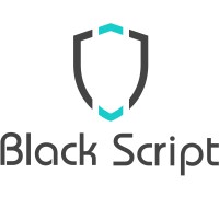 Black Script logo - Similar company to Develop Robots