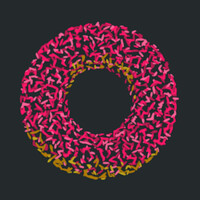 Pink Donut logo - Similar company to Learnup