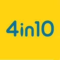 4in10 - London's Child Poverty Network logo - Similar company to Home-Start London
