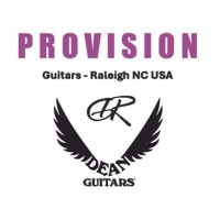 P R O V I S I O N Guitars logo - Similar company to Martin Guitar