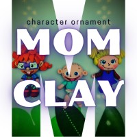 Momclay clay dolls & fashion jewelry logo - Similar company to Komma,
