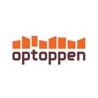 Optoppen: building up with timber logo - Similar company to Mule Studio