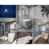 A&V Modern Bathroom logo - Similar company to The Bathroom Fox