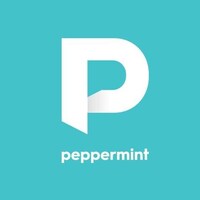 Peppermint digital logo - Similar company to Bubble