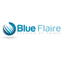 Blue Flaire logo - Similar company to Sendafrika Ltd
