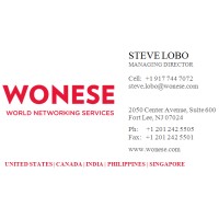World Networking Services Inc dba WONESE logo - Similar company to Sourceinfotechs