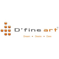 Dfine Art event logo - Similar company to Streamon Technologies- Virtual Event Platform Provider