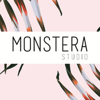 Monstera Studio logo - Similar company to Manarela Design Studio