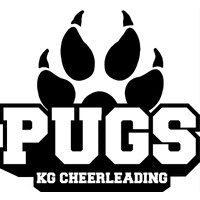 KG Pugs Cheerleading logo - Similar company to Poc Aura Kg