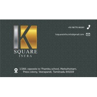 K SQUARE INFRA logo - Similar company to K Square Architects & Interiors