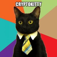 Cryptokitty logo - Similar company to Orbital Bridge