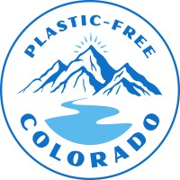 Plastic-Free Colorado logo - Similar company to Rocky Mountain Land Use Institute