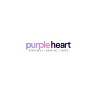 Purple heart Speech and hearing centre logo - Similar company to Koodend