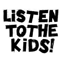 LISTEN TO THE KIDS logo - Similar company to Bone Soda ノノ