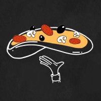 Left Handed Pizza logo - Similar company to A2H Live
