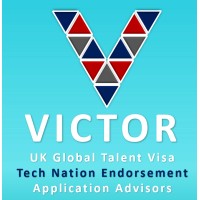 Victor Global Talent Visa and TechNation Application Advisors logo - Similar company to Kosmo: Get Uk Global Talent Visa