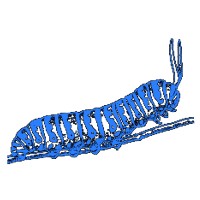 Blue Caterpillar