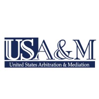 United States Arbitration & Mediation (USA&M) logo - Similar company to Gaadr - Mediation & Arbitration Advocacy