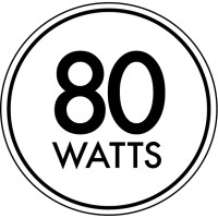 80 Watts logo - Similar company to Curious Zebras