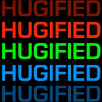 Hugified logo - Similar company to Nuwaves // Future