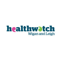 Healthwatch Wigan & Leigh logo - Similar company to The Hook Design 🖍