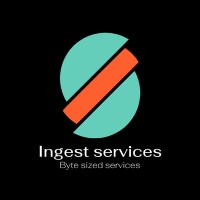 Ingest services logo - Similar company to Red, Inc. Communications