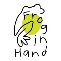 Frog in Hand logo - Similar company to Genii Creators Agency