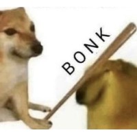 I BONK stupid AI comments logo - Similar company to Conncord