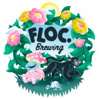 Floc. Brewing logo - Similar company to Time & Tide Brewing