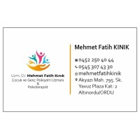 Uzm. Dr. Mehmet Fatih Kınık Çocuk ve Genç Psikiyatri Kliniği logo - Similar company to Çocuk Fakültesi