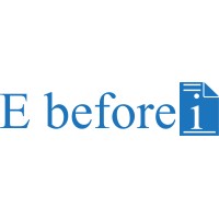 E Before I
