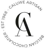 Caluwe Artisan Belgian chocolates logo - Similar company to Roka Cheese Crispies