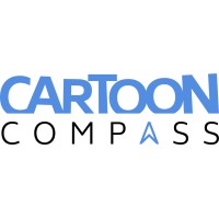 Cartoon Compass logo - Similar company to Canopea-Formation