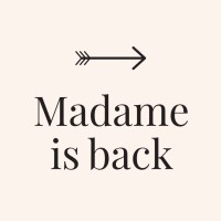 Madame is back logo - Similar company to De Retour Lundi