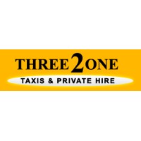 Three 2 One Private Hire and Taxis logo - Similar company to Globe Taxis Ltd - Leighton Buzzard Taxi