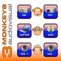 3 Monkeys AV logo - Similar company to Cablewise Audio Visual
