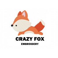 Crazy Fox Embroidery logo - Similar company to Devon Clothing