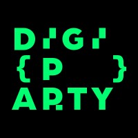 Digi{P}arty logo - Similar company to Angoan, Social Branding