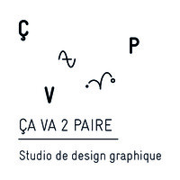 Ça Va 2 Paire, graphic design studio logo - Similar company to Studio Miles