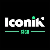 Iconik Sign logo - Similar company to Master-Report