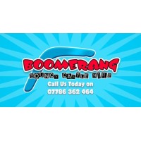 Boomerang Bouncy Castle Hire logo - Similar company to Coast To Coast Bouncy Castle Hire